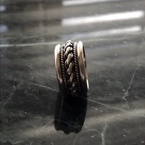 950 Silver Men’s Wedding Band
